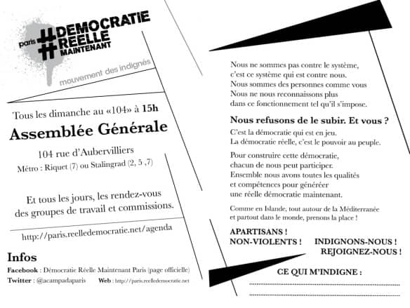 le tract générique (A3)