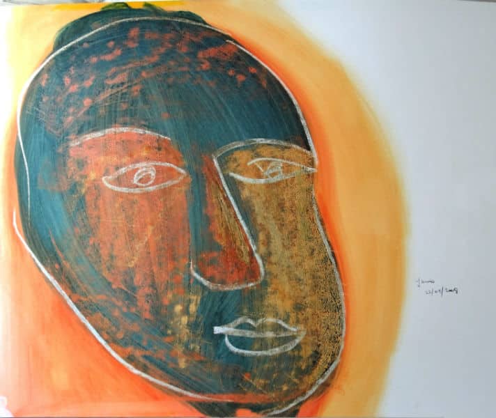 Visage de face (22/01/2008)