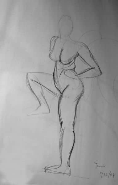 Pose nue