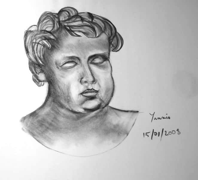 Statue d'enfant