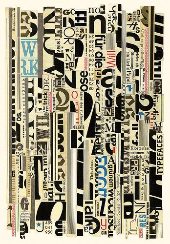 Typographic Stripes by Hugo Werner.
