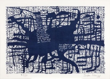 Isidore Isou (1925 - 2007) | Lettrism | Hypergraphies Polylogue