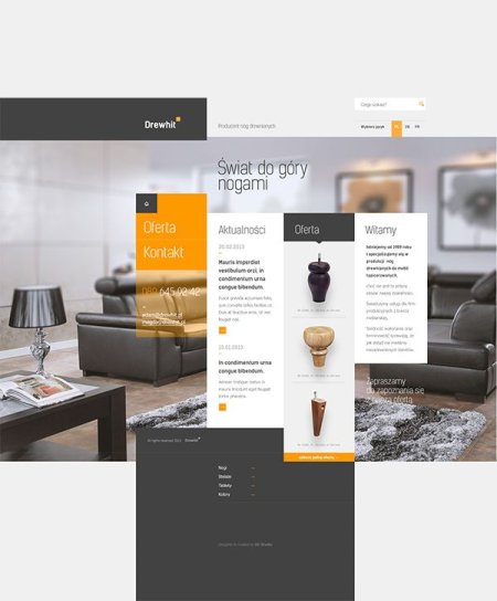 Drewhit Website - The legendary legs by Mik Skuza, via Behance