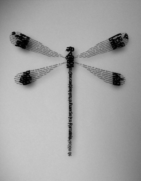 Typography insect / Insecto tipográfico, by José David Morales García