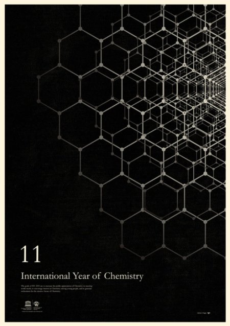 International Year of Chemistry-Graphic designer and illustrator Simon C. Page produced a series of beautiful posters inspired by chemists and their contributions to humankind